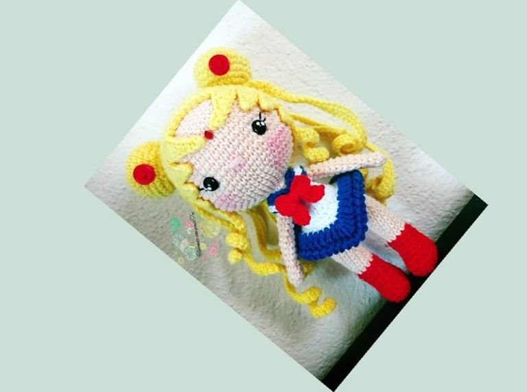 Muñeca Sailor Moon amigurumi